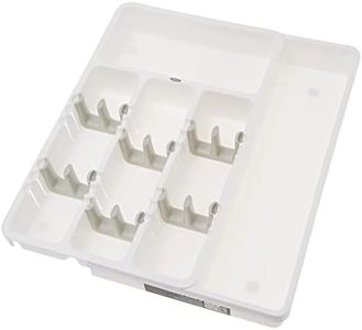 OXO Good Grips Expandable Utensil Organizer,White,38.74 x 24.77 x 6.35 cm