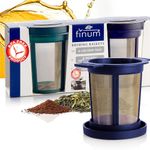 Finum 94/420.12.35 Goldton Brewing Baskets for Tea Set of 2, Stainless Steel, Assorted