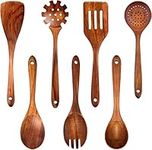 Wooden Spoons for Cooking, 7Pcs Nat