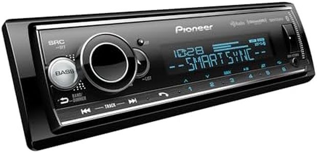 Pioneer MVH-S720BHS Short Chassis Digital Media Receiver with Enhanced Audio Functions, Smart Sync App Compatibility, MIXTRAX, Built-in Bluetooth, HD Radio and SiriusXM-Ready