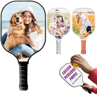 Custom Pickleball Paddles with Photo Text Logo, Personalized Pickleball Paddles with Comfort Grip, Personalized Gifts for Beginners