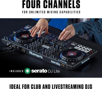 Numark NS4FX 4-Channel DJ Controller – Professional Performance Mixer