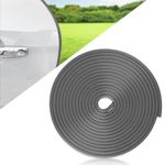 Car Door Protectors Edge Guards, Grey Car Door Edge Protector, 5M U Shape Rubber Seal Trim Strip for Most Car Protection