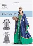 Simplicity S9166 Misses' Costume Sewing Pattern for Women, Size 6-8-10-12-14