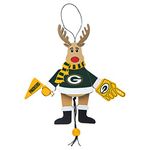 NFL Green Bay Packers Wooden Cheer Ornament