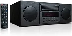 Sharp CD-BH350 Micro Audio Component System with 5 CD Changer, Bluetooth, FM Radio & USB Playback - 50 Watts RMS