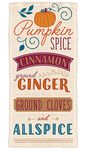 Amscan 3900207 Fall Leaves and Spices Kitchen Towels, One Size
