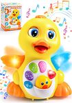 JOYIN Baby Toys Duck - Infant Musical Toys 6+ Months, Dancing Moving Tummy Time with Music & Lights, Light Up Learning Toys, Activity Center for Toddlers, Easter Gifts