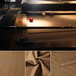 Professional Pre Cut Pool Table Felt Cloth with 6 PCS Bottom Cloth - Choose for 7, 8 or 9 Foot Table, 7 Colours for Choice (for 7 Fool Table, Camel Khaki)