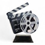 Trophy Monster Film Making Cinema Trophy Award for Clubs & Schools, Adult or Kids | Made from Printed Acrylic | Size 175mm