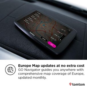 TomTom GO Navigator 7" Car Sat Nav – Europe Maps, Wi-Fi, Traffic Alerts