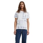 Levi's Men's Short Sleeve Classic Pocket Tee Sweater, Bandana Remix Bright White, S