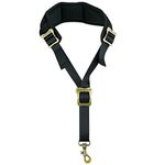 adorence Padded Saxophone Neck Strap (Upgraded Soft Thick Padding & Metal Swivel Hook with Rubber Ring) - Saxophone Strap for Alto,Tenor & Soprano- Black, Metal Adjuster