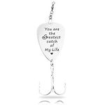 Love You More Than You Love Fishing Lures, Gift for Boyfriend Husband Dad Birthday Xmas