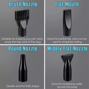 Memows 2800W Dog Hair Dryer – Black, High-Power Pet Grooming
