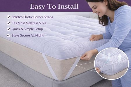 Microfibre Mattress Topper – Small Single Bed, Soft Quilted