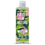 Faith In Nature Natural Wild Rose Shampoo, Restoring, Vegan & Cruelty Free, No SLS or Parabens, For Normal to Dry Hair, 400ml