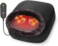 Snailax 2-in-1 Shiatsu Foot and Back Massager with Heat - Kneading Foot Warmer, Feet Massager Machine with Heating, Back Massage Cushion