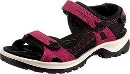 ECCO Shoes Women's Offroad Yucatan Sandal, Sangria, 35 Medium/Wide Shaft EU (4-4.5 US)