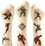 40 Sheets Avengers Temporary Tattoo