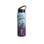 FIFA 2022 Qatar World Cup 750ml Aluminium Fade Bottle with straw