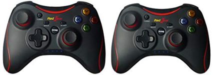 Redgear Pro Series Wired Gamepad with Integrated Force Feedback, Illuminated ABXY Keys, Ergonomicall