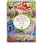 Adult Colouring Books by Colorya - A4 Size - Wonderful Little World Vol. II - Premium Quality Paper, No Medium Bleeding, One-Sided Printing