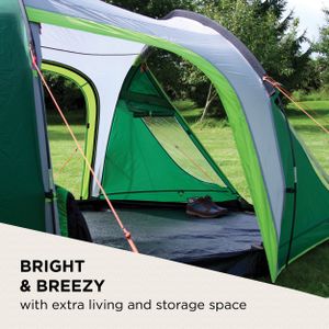 Coleman Chimney Rock 3 Plus Tunnel Tent – 3 Person, Dark Room, Waterproof