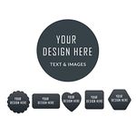 Custom Stickers for Business Logo Personalized Label Stickers Customized 100,200pcs, 1",1.5",2", 3", 4"