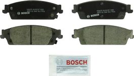 Bosch BC1707 QuietCast Premium Ceramic Disc Brake Pad Set For Select Cadillac Escalade, Escalade ESV; Chevrolet Silverado 1500, Suburban, Tahoe; GMC Sierra 1500, Yukon, Yukon XL; Rear