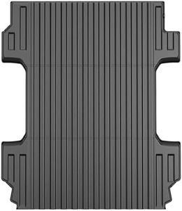 GarveeTech Truck Bed Mat for 2020-2024 Chevy Silverado/GMC Sierra 2500 3500HD 6.8FT Bed, Custom Fit TPE All Weather Pickup Truck Bed Liner Accessories