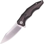 Kawtco D2 Steel Blade G10 w/Carbon Fiber Inlay Handle Outdoor Camping Tactical Pocket Folding Knife Unique Men Women Gift