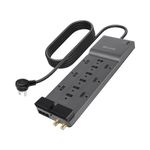 Belkin 12-Outlet Home/ice Surge Protector with 8 ft. Cord, Telephone and Coaxial Protection