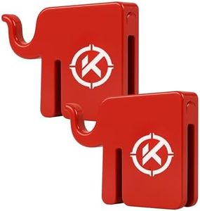 KRATE Tactical Elephant T-Post Target Hanger with 3/8" AR500 Steel Targets for Shooting - Easy Assembly - Built to Fit on Standard T-Post - Hang Metal Plates, Gongs, Torsos