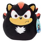 Squishmallows 8" Shadow - Official Kellytoy Sega Plush - Soft and Squishy Stuffed Animal Sonic The Hedgehog Game Toy - Great Gift for Kids