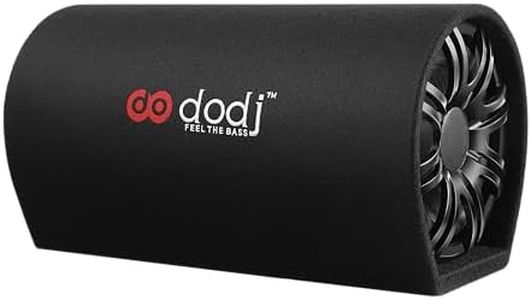 dodj 1608 ABT 8 Inch Active Car Basstube with Inbuilt Imported Amplifier Powerd Subwoofer (Rms-325W)
