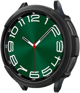 SPIGEN Liquid Air Case Designed for Samsung Galaxy Watch 6 Classic 47mm (2023) Soft TPU Armor Slim Cover - Black