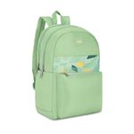 Genie Esme 22L Backpack for Women & Girls, Ash Green, 17 Inch, Casual