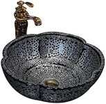 chicstyleme Basin Sink Ceramic Vess