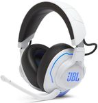 JBL Quantum 910P Wireless Bluetooth Gaming Headset with Microphone for Playstation, Compatible with Other Consoles, 39-Hour Battery Life, White