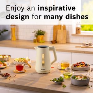 Bosch MyMoment Electric Kettle 1.7L – Cream