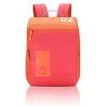 uppercase 17L Daypack | School Backpack | 3x More Water Resistant Sustainable School Bag | Rain-Proof Zippers | Office Bag/College Bag for Men | Women | Boys & Girls | 750 Days Warranty (Orange)