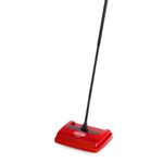 Ewbank Speedsweep Carpet Sweeper - Compact, Lightweight, Non-Electric Floor Cleaner - 46" Height, 12 oz, Red