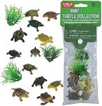 Wild Republic Polybag Mini Turtle, Toy Figurines, Gifts for Kids, Party Supplies, Sensory Play, Kids Toys, 15 Piece Set