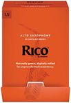 D'Addario Rico Alto Saxophone Reeds, Strength 1.5, Pack of 50 Sealed