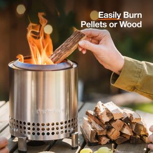 Solo Stove Mesa XL Tabletop Fire Pit – Portable Stainless Steel