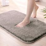 Luxe Home Bath Mat Super Soft Non Slip Vegas Mats for Bathroom, Kitchen, Bedroom, and Door (40x60 cm, Cocoa) Pack of 1