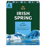 Irish Spring Icyblast Cool Refreshment Deodorant Soap Unisex Soap, 8 Count