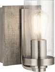 Kichler Lighting 45926CLP One Light Wall Sconce from The Dalwood Collection, Classic Pewter