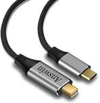 Answin USB C to Mini DisplayPort, 6Ft 4K@60Hz Thunderbolt 3 to Mini Displayport Cable Compatible for iPhone 15 Series, M1/2 MacBook Pro, Surface Book 2, Galaxy S24/S23, Steam Deck and Rog Ally